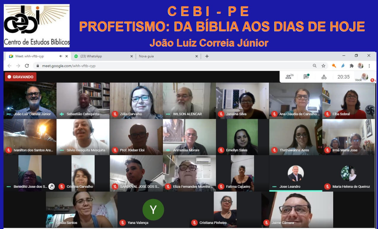 Profetismo Da Bíblia aos Dias de Hoje Cebi PE